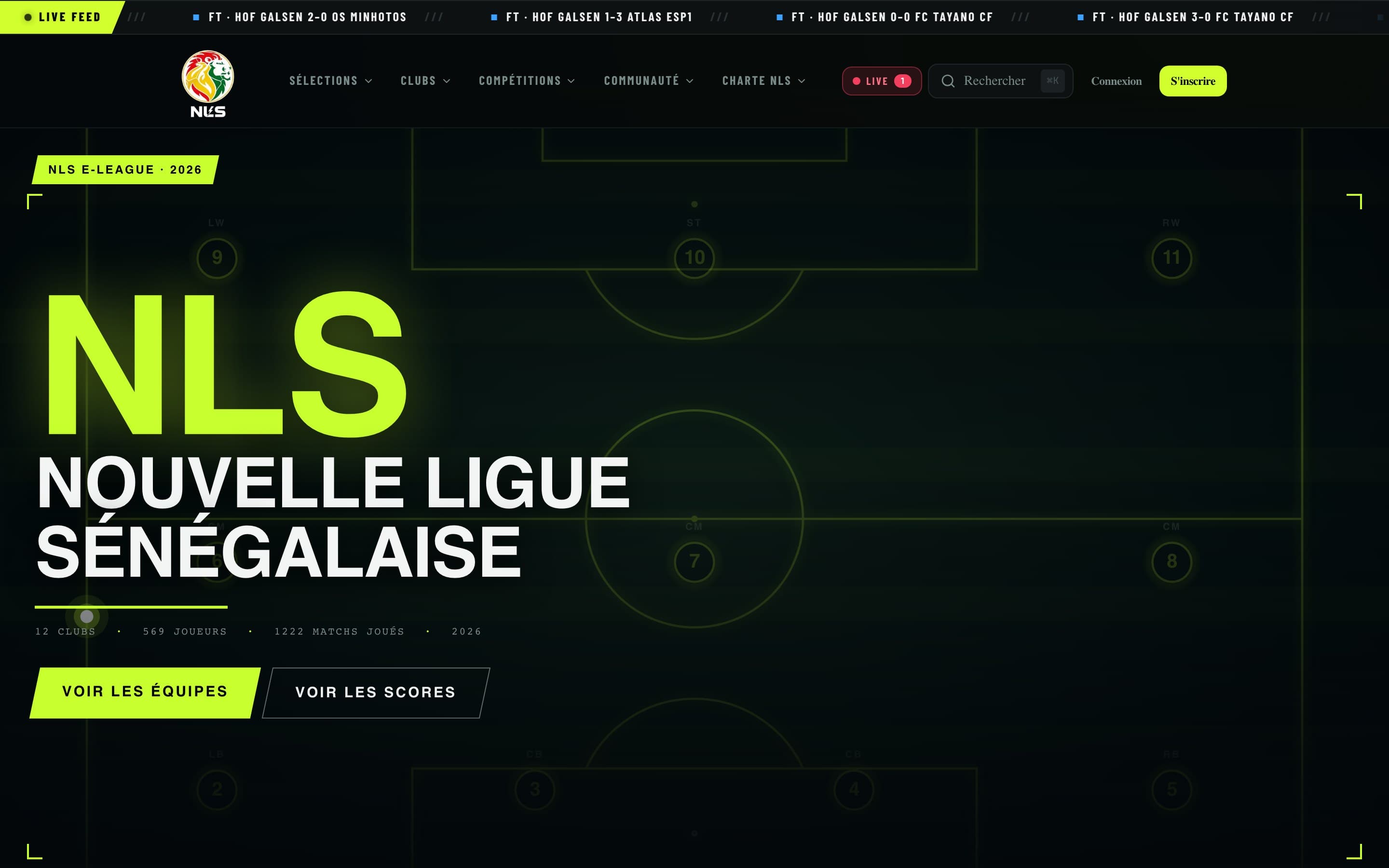 Aperçu de NLS221 — la ligue Pro Clubs sénégalaise