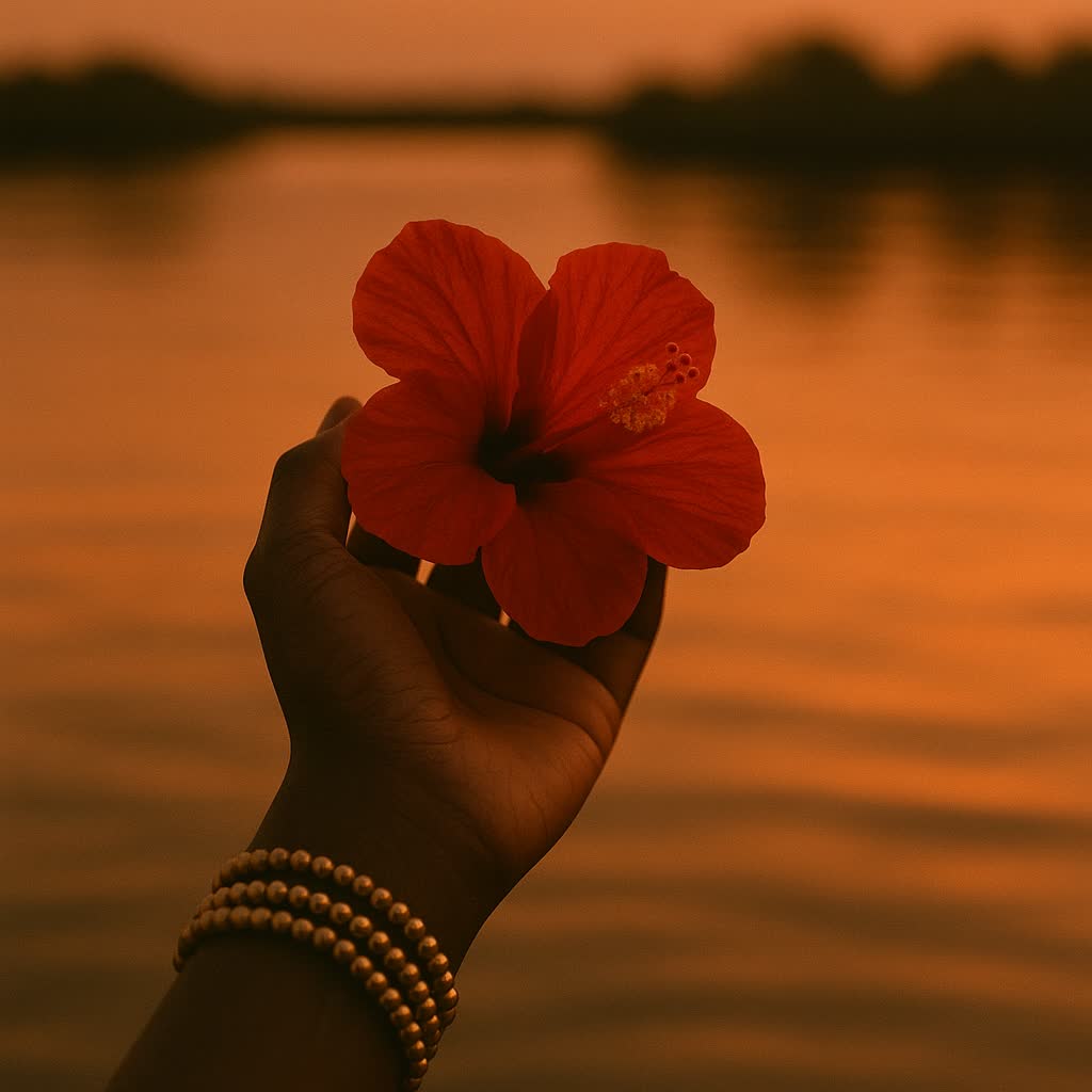 Hibiscus en main — Saloum