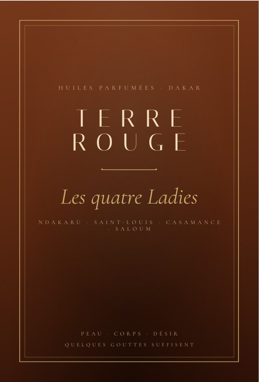 Étiquette Terre Rouge — recto, collection « Les quatre Ladies »