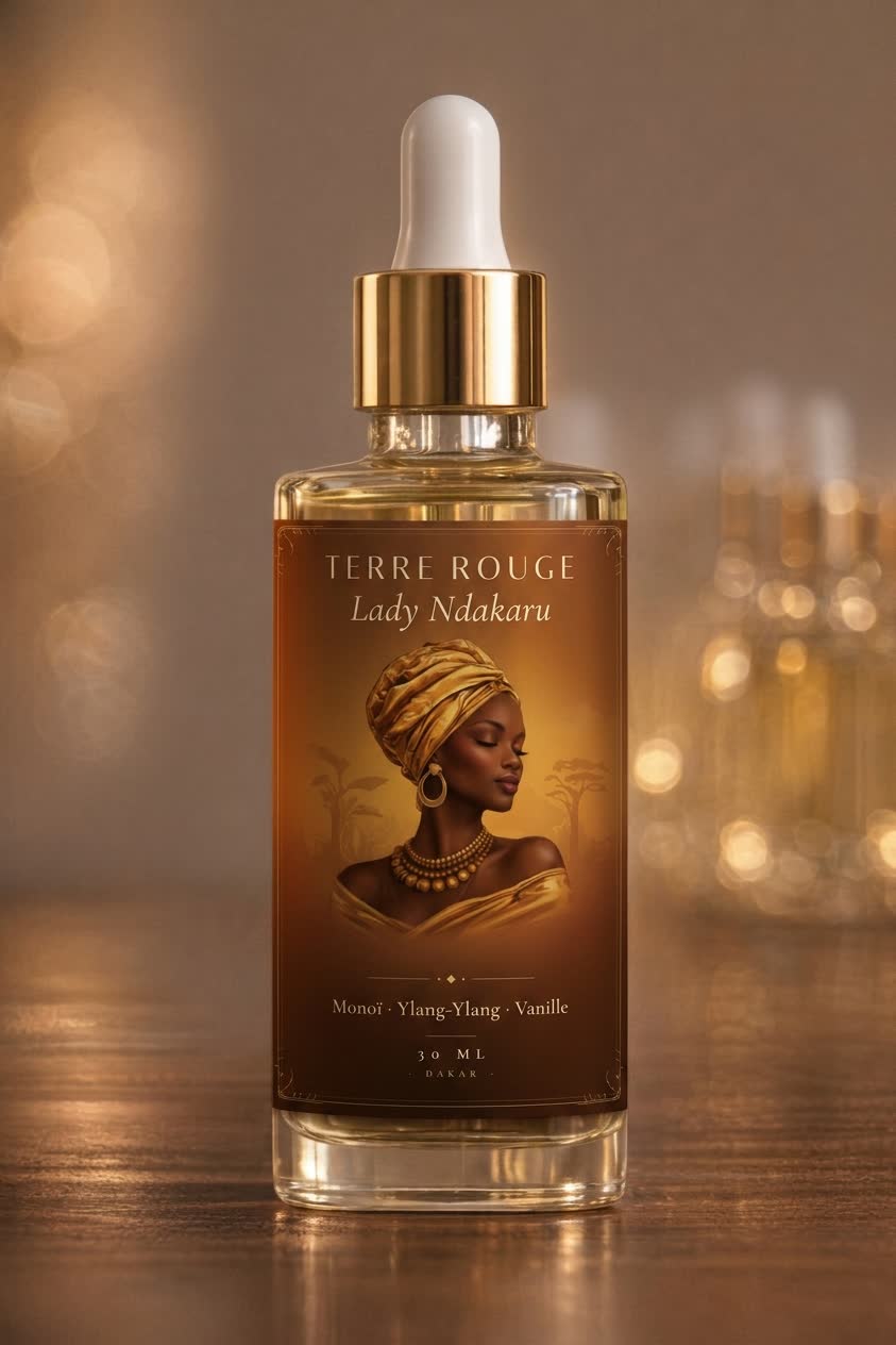 Terre Rouge — Lady Ndakaru, flacon d'huile parfumée